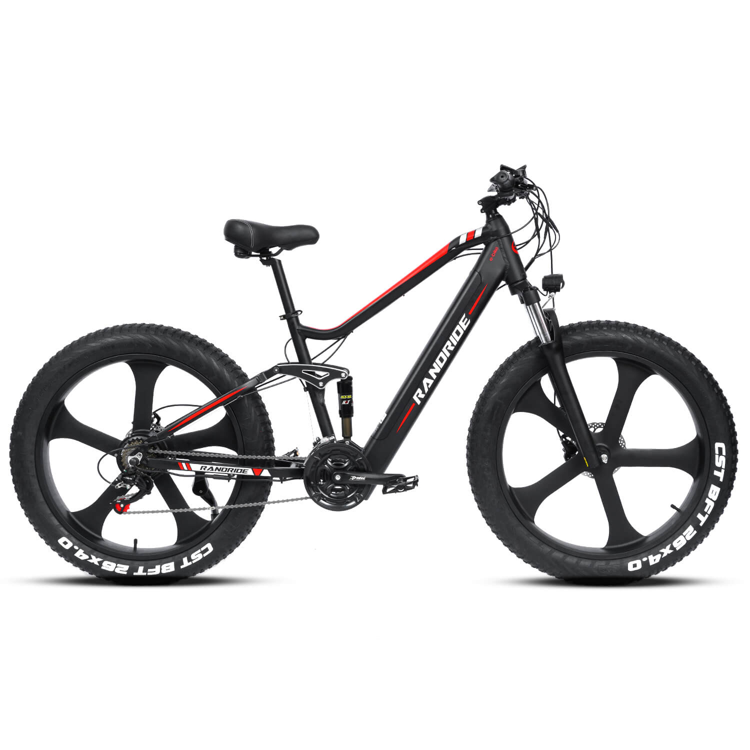 RANDRIDE Full Suspension Fat Tire Electric Bike 1000w Electric Bicycle RANDRIDE Full Suspension Fat Tire Electric Bike 1000w Electric Bicycle