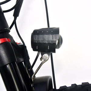 RANDRIDE 1000W Mountain Ebike Full Suspension Adult 20AH Electric Bike 11 ebike light