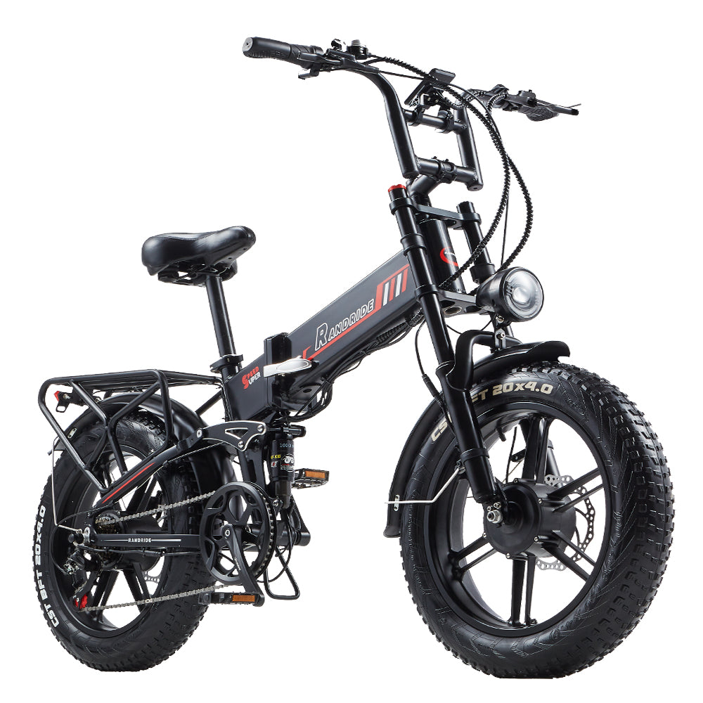 RANDRIDE Foldable Electric Bike 2 x1000W Dual Motor Folding Ebike