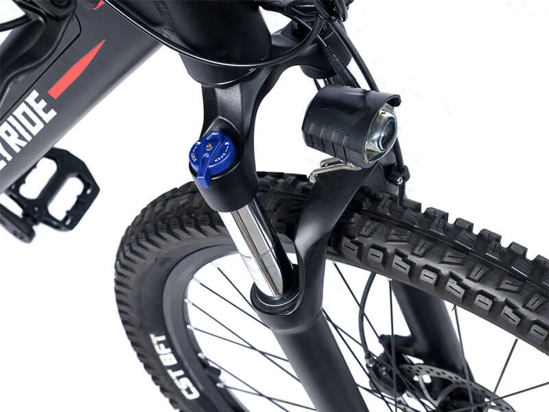 Full Dual Suspension Electric Mountain Bike 27 Speed Electric Cycle ...