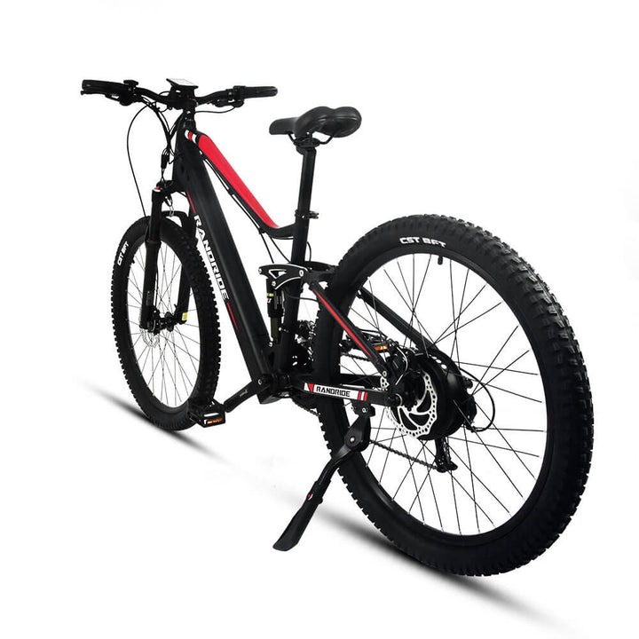 RANDRIDE 1000W Mountain Ebike Full Suspension Adult 20AH Electric Bike