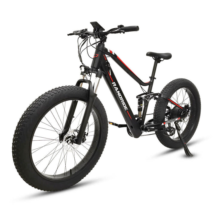 RANDRIDE 20AH Fat Tire Ebike 1000W Fat Tyre Electric Bike for Adults, Electric Mountain Bike Electric Mtb 26