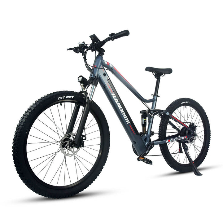 RANDRIDE 1000W Mountain Ebike Full Suspension Adult 20AH Electric Bike